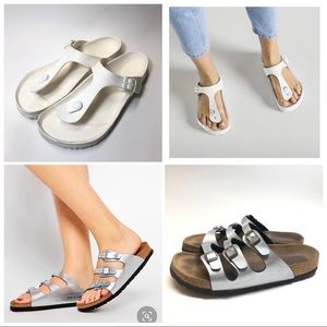 2 Pairs 😊 Birkenstock sandals